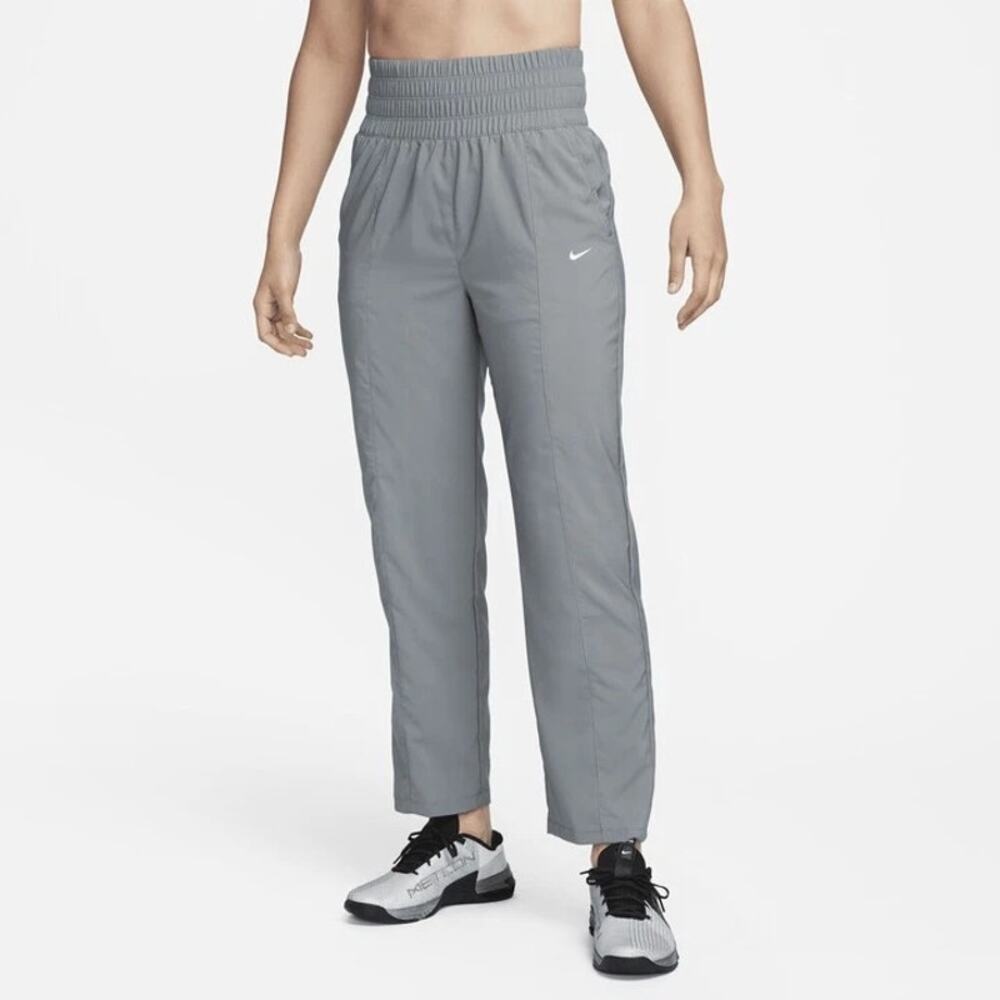 Nike Women Dri-FIT One Ultra High-Waisted Pants Size US XS Smoke Grey